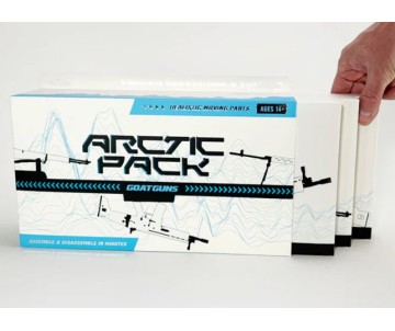 GoatGuns Arctic kit. Includes 3 Guns - all white variants of M1, SCAR, and SVD