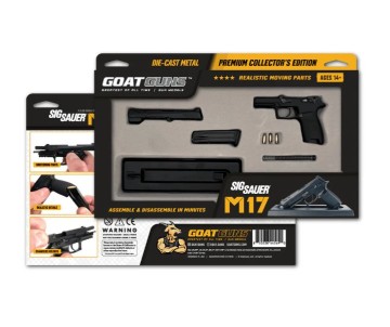 GoatGuns 1/2.5 Scale SIG Sauer M17 Metal Diecast Model Assembly Kit - Black