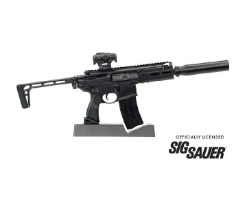 GoatGuns 1/3 Scale Officially Licensed SIG SAUER MCX Metal Diecast Model Assembly Kit - Flat Black