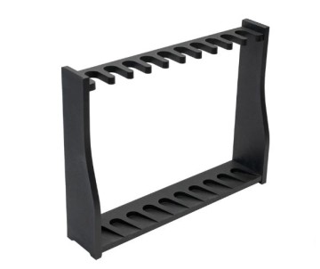GoatGuns 1/3 Scale Gun Rack. Holds 10 GoatGuns (not included) - Black