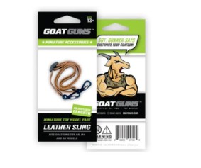 GoatGuns Sling, Adjustable for Mini AR/AK - Leather