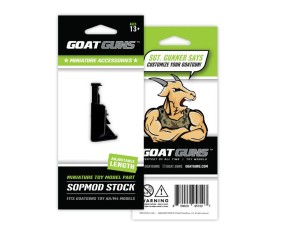 GoatGuns Sopmod Stock, Adjustable Wide Stock Model AR15 model