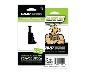 GoatGuns Sopmod Stock, Adjustable Wide Stock Model AR15 model