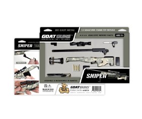 GoatGuns 1/4 Scale Sniper Rifle Metal Diecast Model Assembly Kit - Realtree Max-7 -Camouflage