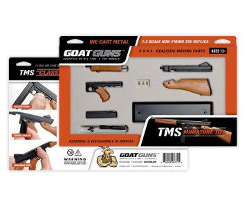 GoatGuns 1/3 Scale Famous WW2 TMS Replica Metal Diecast Model Assembly Kits - Black