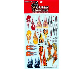 Gofer Racing Decals New flames decals 1/24