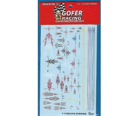 Gofer Racing Decals Pin Striping Decals 1/24