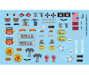 Gofer Racing Odds and Ends Decal Sheet 1/24