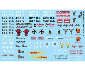 Gofer Racing Stuff Sheet Decals #3 item number 1/24