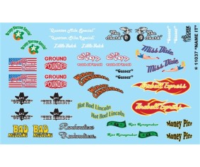 Gofer Racing Name It Model Car Decal Sheet 1/24