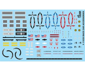 Gofer Racing Race Car Accessories Decal Sheet 1/24 Gofer Racing Race Car Accessories Decal Sheet 1/24