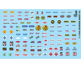 Gofer Racing Contingency Sponsor Sheet #3 Decal Sheet 1/24