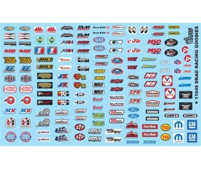 Gofer Racing Drag Racing Goodies Sponsor Model Car Decal 1/24