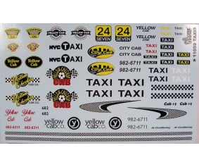 Gofer Racing Taxis Decals 1/24