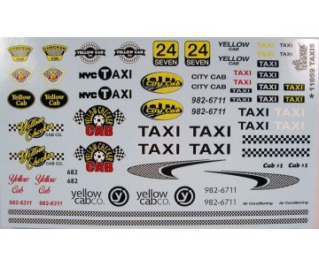 Gofer Racing Taxis Decals 1/24