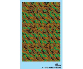 Gofer Racing Forest Camo Decal 1/24