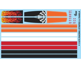 Gofer Racing Racing Stripes and Panels Decals 1/24