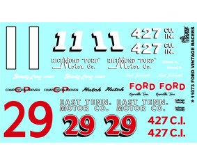 Gofer Racing Ford Vintage Racer Decals 1/24