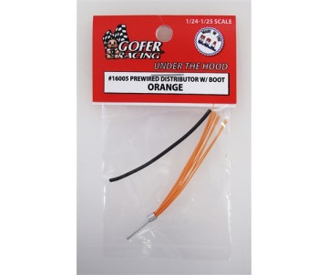 Gofer Racing Prewired Distributor With Boot - Orange 1/24