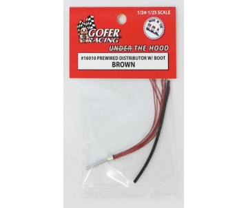 Gofer Racing Prewired Distributor with Boot - Brown 1/24