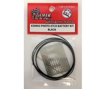 Gofer Racing Photo-Etch Battery Kit Black