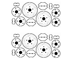 Gofer Racing 15” Diameter Disk Brakes – 4 Sets