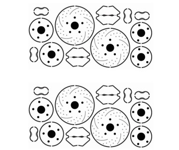 Gofer Racing 15” Diameter Disk Brakes – 4 Sets