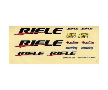 GPM Decal Sheet Rifle EP ARF