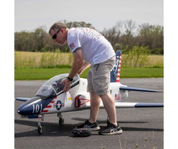 Hanger 9 Hawk 140-160N ARF with Retract Set, KingTech K-160G4+, and Spektrum Servos