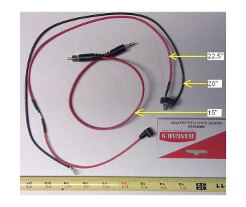 Hangar 9 Remote Glow Plug Adapter with Starter Adapter