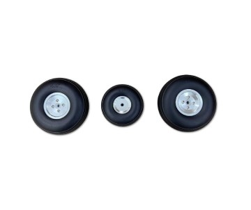 Hanger 9 Aluminum Hub Wheel Set (3): OV-10 Bronco 20cc