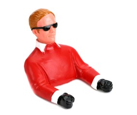 Hanger 9 1/9  Pilot with Sunglasses (Red) with Arms