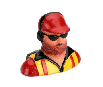 Hanger 9 1/6 Pilot - with Beard, Hat Headphones and Glasses