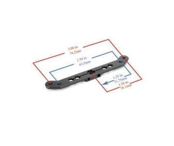 Hanger 9 Aluminum Double Sx Arm, 3 Futaba