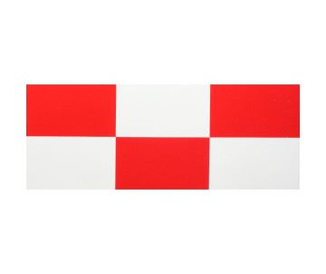 Hanger 9 UltraCote, 1/2 Squares White/Red