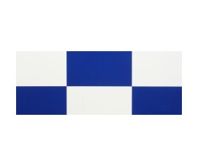 Hanger 9 UltraCote, 1/2 Squares, White/Blue