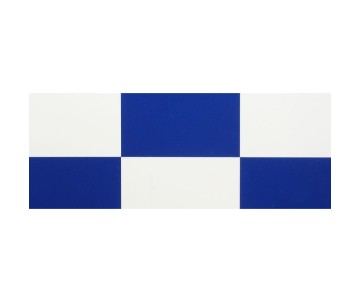 Hanger 9 UltraCote, 1/2 Squares, White/Blue