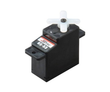 Hitec HS-53 Super Economy Feather, Nylon Gear Servo (20.8oz/in | 0.13sec | 1.12x0.46x0.95