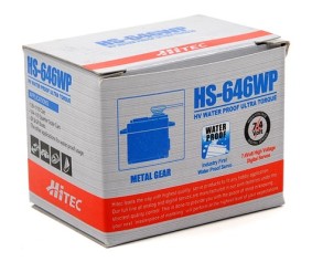 Hitec HS-646WP Standard High-Voltage Metal Gear Ultra Torque Analog Waterproof Servo 32646S