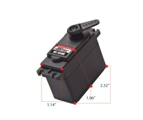 Hitec HS-755HB Giant Scale, Karbonite, Dual BB Servo (183 oz/in | 0.23 sec | 2.32x1.14x1.96 Hitec HS-755HB Giant Scale, Karbonite, Dual BB Servo (183 oz/in | 0.23 sec | 2.32x1.14x1.96