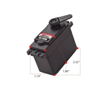 Hitec HS-755HB Giant Scale, Karbonite, Dual BB Servo (183 oz/in | 0.23 sec | 2.32x1.14x1.96
