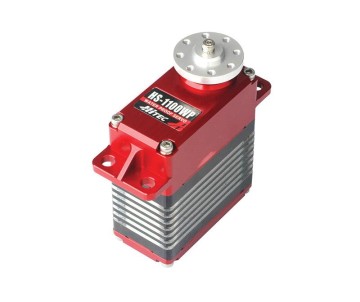 Hitec HS-1100WP Waterproof, Ultra-Heavy Duty, Full Metal Case, Steel Gear Dual BB Servo (1528oz/in | 0.19sec | 2.52 x 1.30 x 2.87