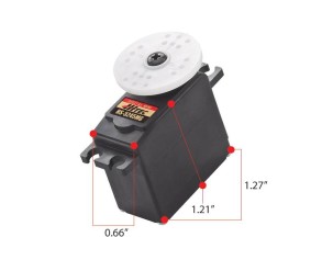 Hitec HS-5245MG Digital Mini Metal Gear, Dual BB Servo (76oz/in | 0.12sec | 1.27x0.66x1.21