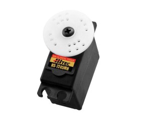 Hitec HS-7245MH Digital High Torque HV Coreless, Metal Gear, Mini Dual BB Servo (89oz/in | 0.11sec |1.28 x 0.66 x 1.29