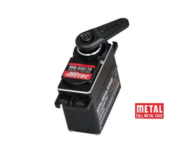 Hitec HSB-9381TH Full Metal Case, Ultra Torque, Brushless, Titanium Gear Servo (472oz/in | 0.14sec | 1.57 x 0.79 x 1.5