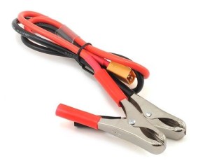 Hitec XT60 DC Input Cable and Clips for X2 Charger