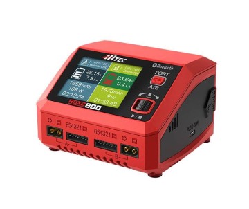 Hitec RDX2 800 AC/DC High Power Dual Port Charger