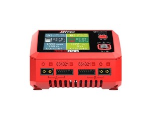 Hitec RDX2 800 AC/DC High Power Dual Port Charger