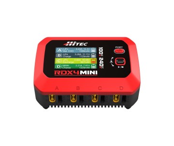 Hitec RDX4mini  4 Port AC/DC Charger
