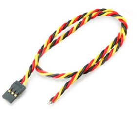 Hitec Twisted HD-Male Servo Wire/Connector